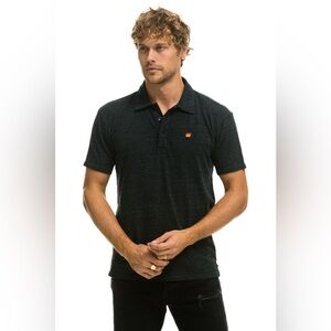 Aviator‎ Nation Polo Charcoal Small